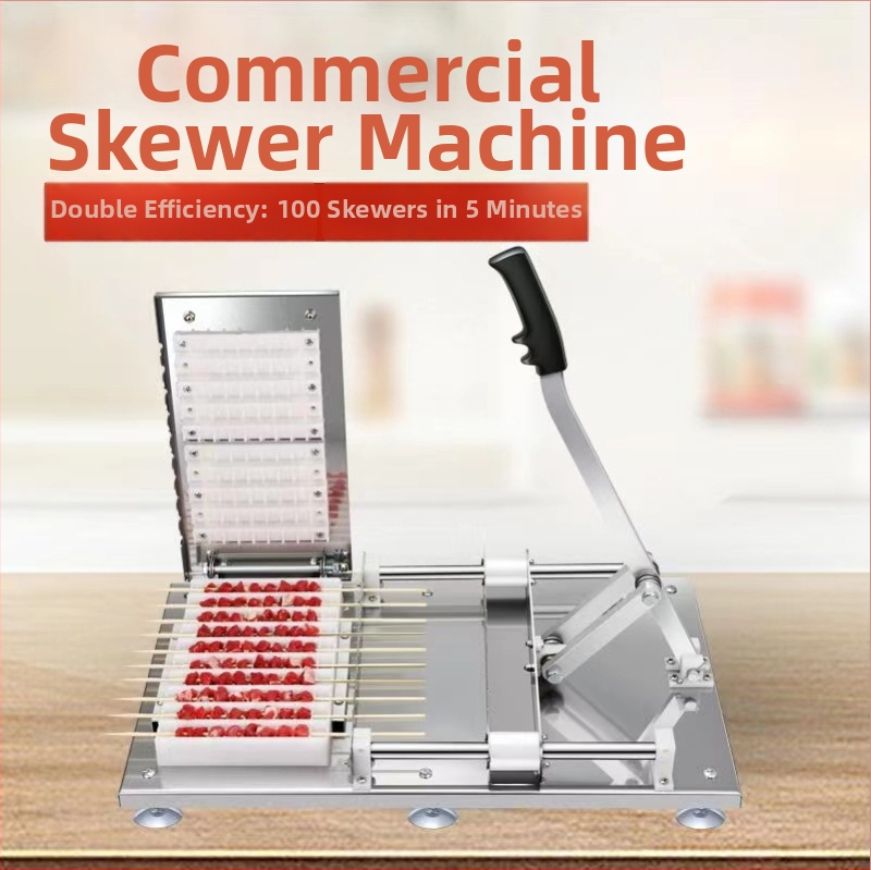 BBQ špízy — nerezová oceľ, opakovane použiteľné, značka Qiu feng, kategória: vidličky a špízy na grilovanie