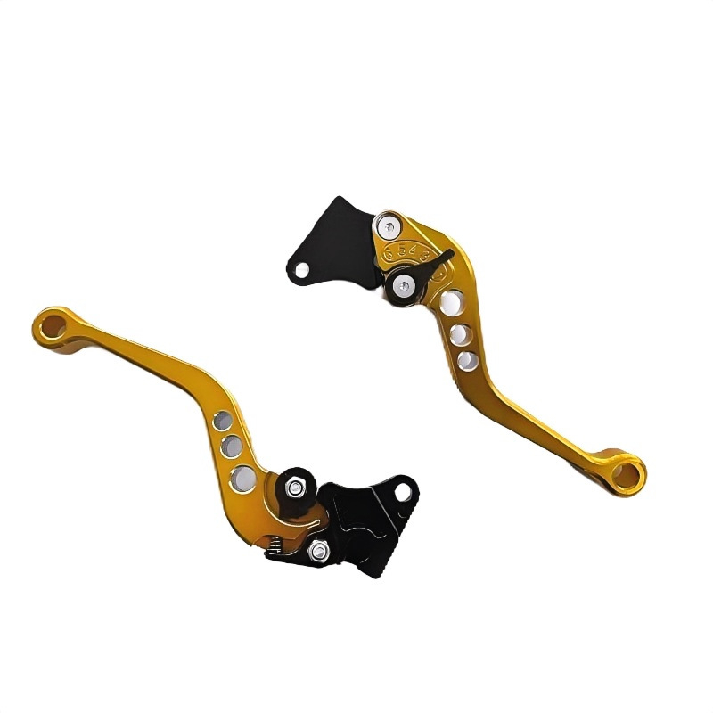 Set de manete pentru motocicletă – CNC din aliaj de aluminiu, pentru ambreiaj și frână, universal, reglare în 6 poziții, FACOK GS_1
