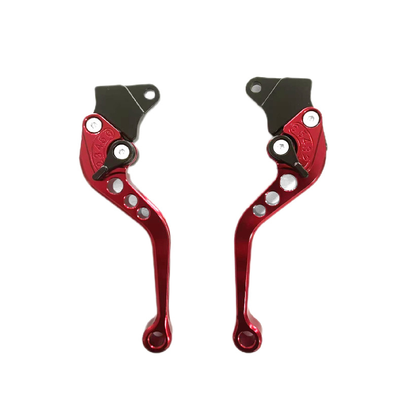 Set de manete pentru motocicletă – CNC din aliaj de aluminiu, pentru ambreiaj și frână, universal, reglare în 6 poziții, FACOK GS_1