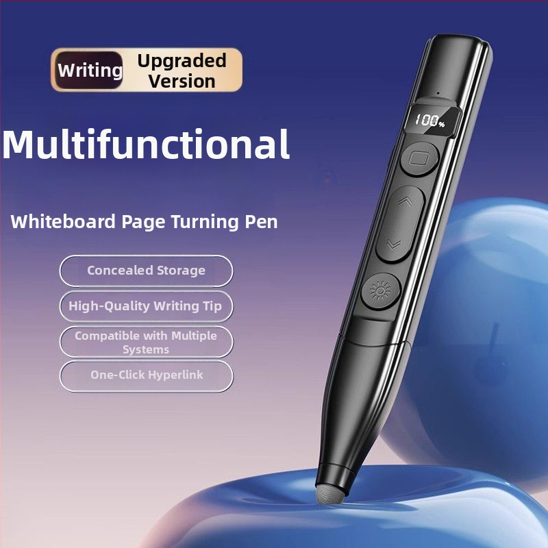 Oldalfordító toll digitális kijelzővel és érintőképernyővel – ABS anyag, logó nyomtatás és testreszabás elérhető