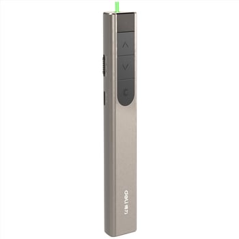 Deli PPT laserové pero s diaľkovým ovládaním pre multimediálne prezentácie, USB nabíjateľné, dosah 100 m