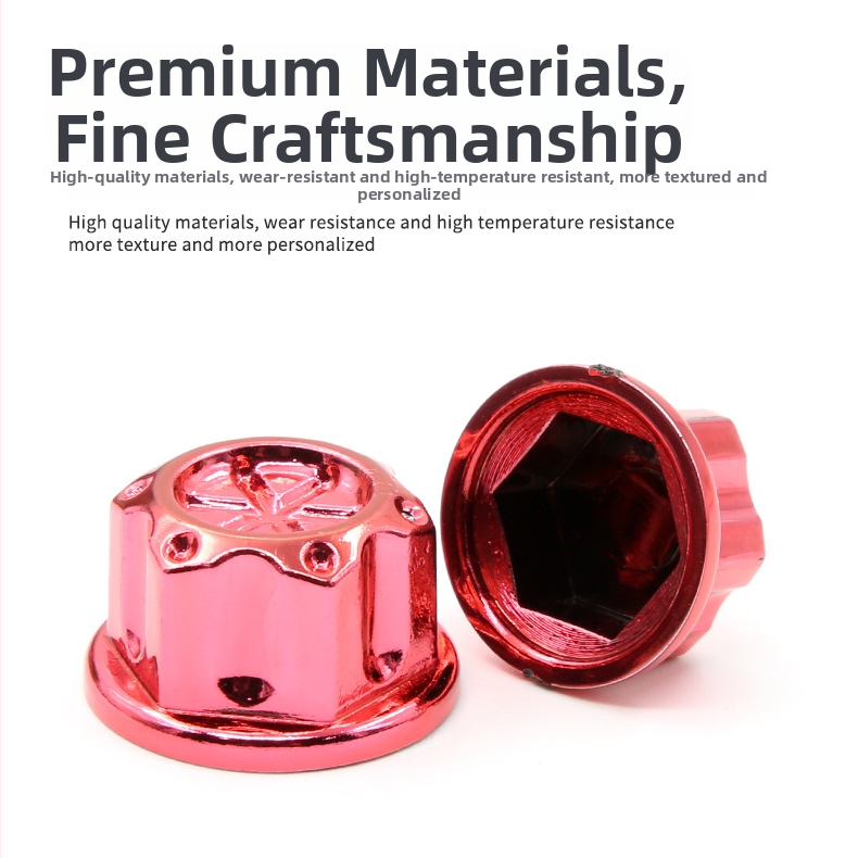 Kryt skrutky na motocykel - ryžového tvaru ABS plast, dekoratívne, značka JS