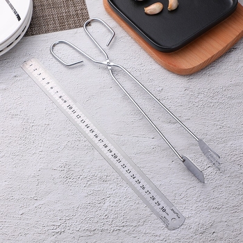 Карбонова щипка за барбекю - комплект от 10 броя за храна