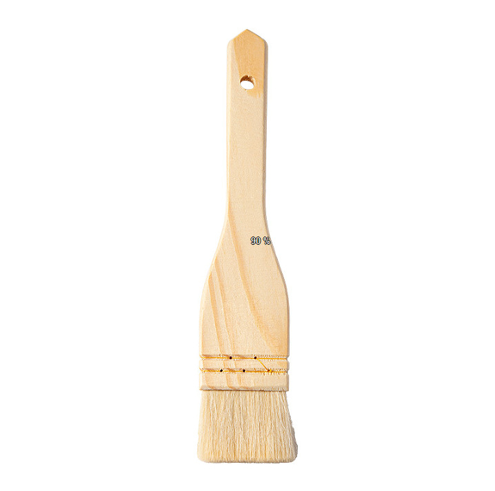 Četka s drvenom drški za pečenje i roštilj, mala vlakna ne otpadaju, mala uljna četkica, četka za jaje premaz Mooncake