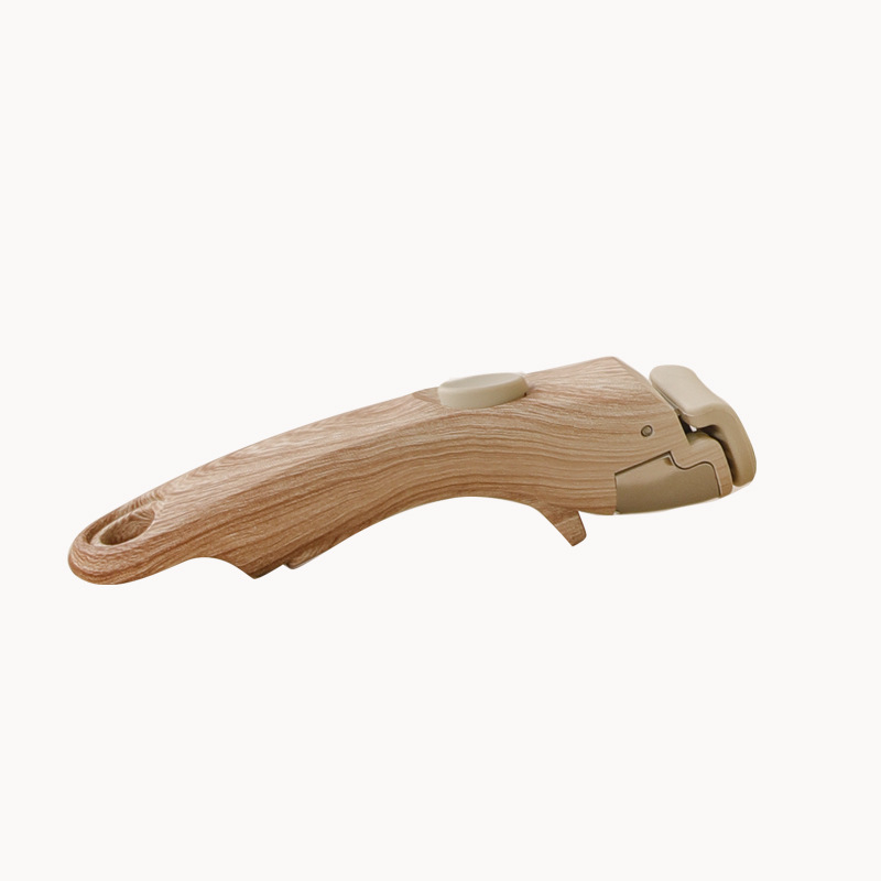 Mâner detașabil din lemn pentru oale și wokuri — universal, cu posibilitatea imprimării logo-ului