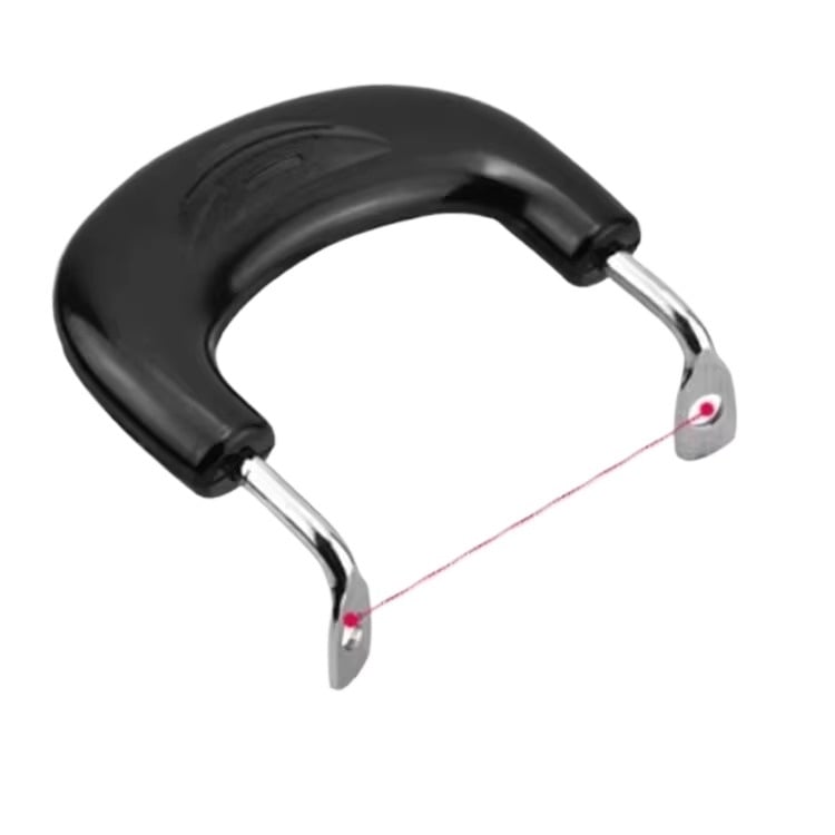 Mâner pentru tigaie, din lemn, anti-arși, rezistent la temperaturi înalte, cu orificii duble pentru tigăi din fontă