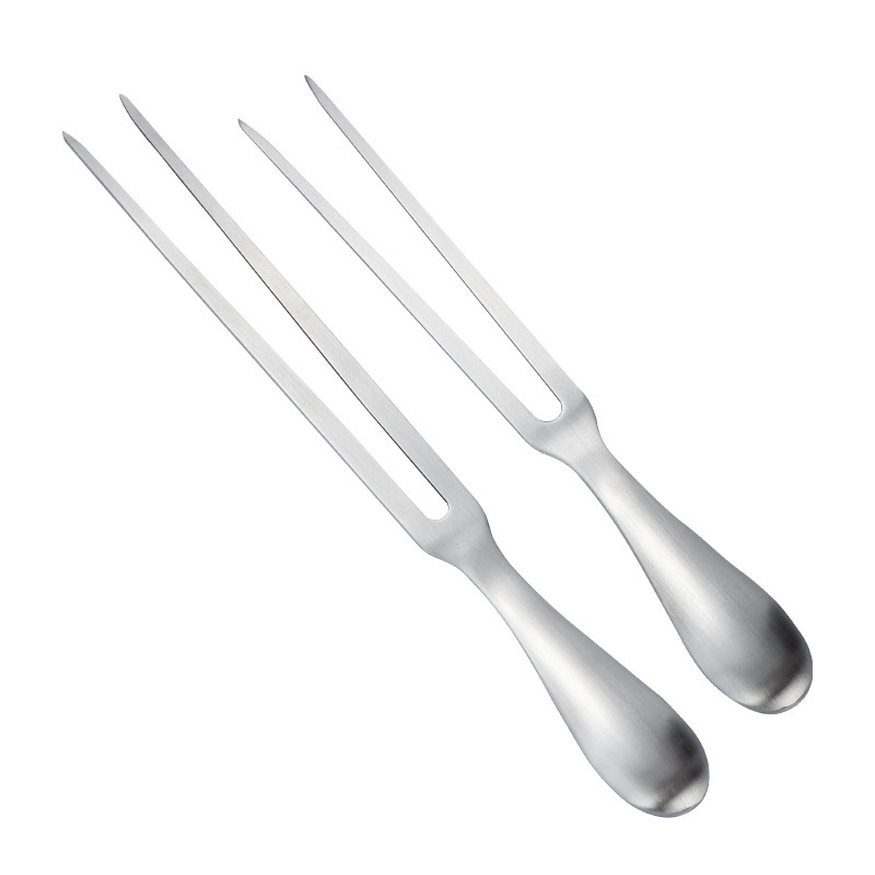 Tianqi 304 ανοξείδωτος χάλυβας, πιρούνι για σχάρα σε σχήμα U – παχύτερο οικιακό πιρούνι κρέατος για μπριζόλες, αρνίσιο μπούτι και κομμάτια αρνιού