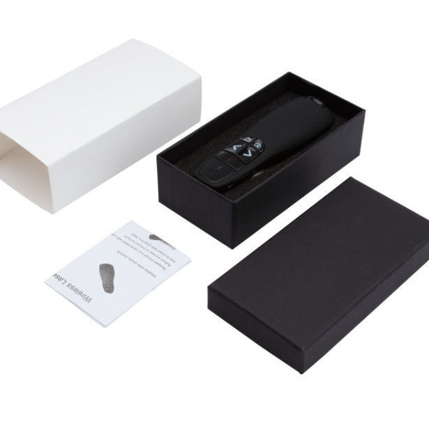 2.4G oldalváltó toll lézerpointerrel PPT előadásokhoz, oktatáshoz és beszédekhez — Tencenta Márka, lézer távolság 50 m, hullámhossz 5 nm, AAA elem