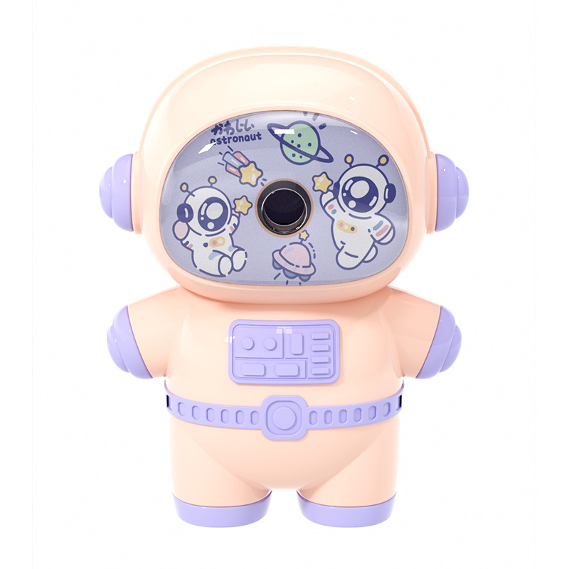 Oštrilica za olovke u obliku astronauta, ručno pokretanje, model 7860, plastika, težina 130 g