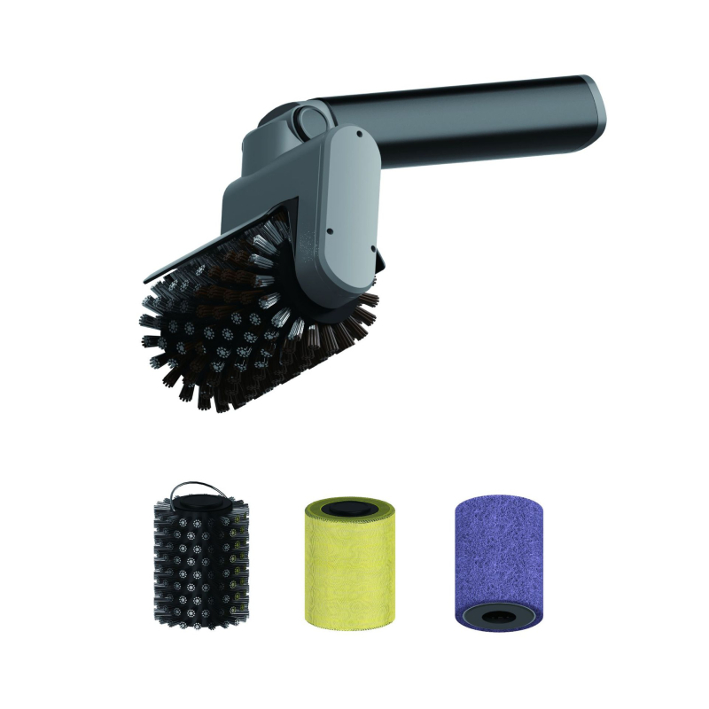 LZ četka za roštilj s žičanom glavom i nehrđajućim čeličnim držačem — moderni minimalistički stil