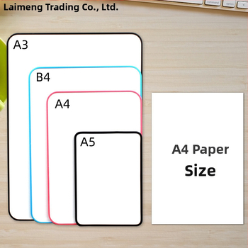Dvojstranná stolná magnetická tabuľa na zapisovanie pre deti s PVC panelom