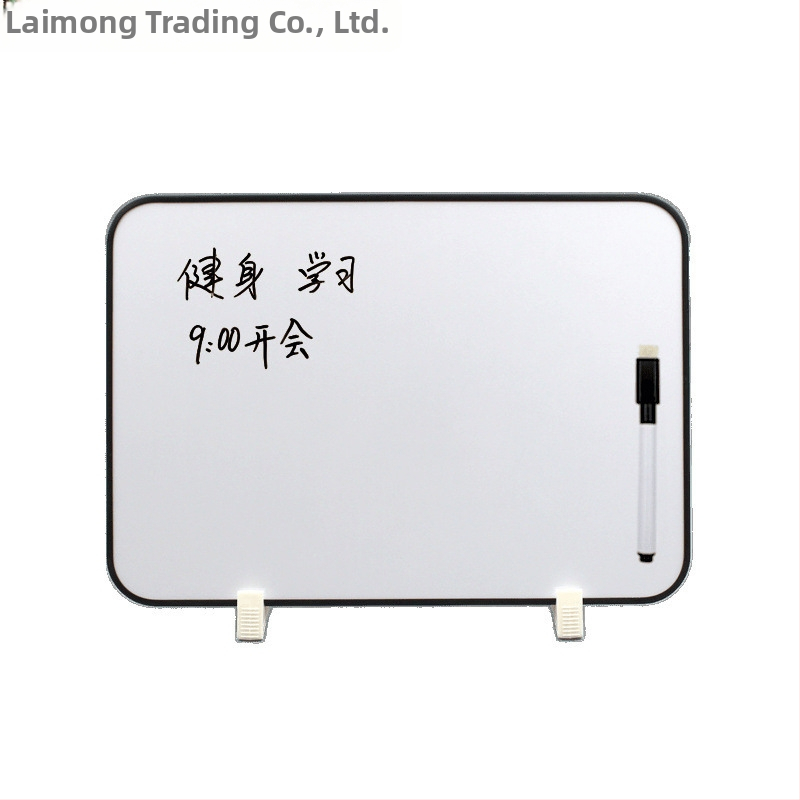 Dvojstranná stolná magnetická tabuľa na zapisovanie pre deti s PVC panelom