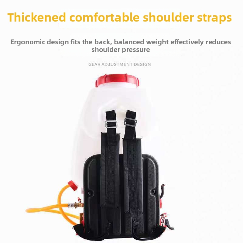 Benzínový batohový postrekovač, dvojtaktný motor, vysokotlaková pumpa, objem 25L/20L, pre ochranu rastlín