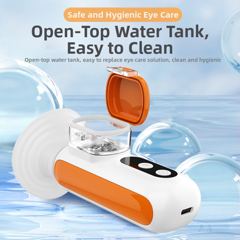 Ръчно устройство за очна грижа с нано спрей и топъл компрес, горещ/студен спрей, вградена батерия 500–800 mAh, до 1 час работа, мъгла под 10 сек, 3 скорости