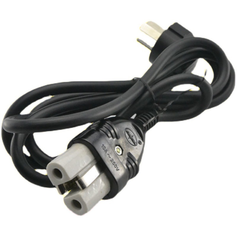 Napajajući kabel za električni lonac s keramičkim 2-pinskim utikačem, 2200W, pogodan za rižin lonac, čajnik i wok