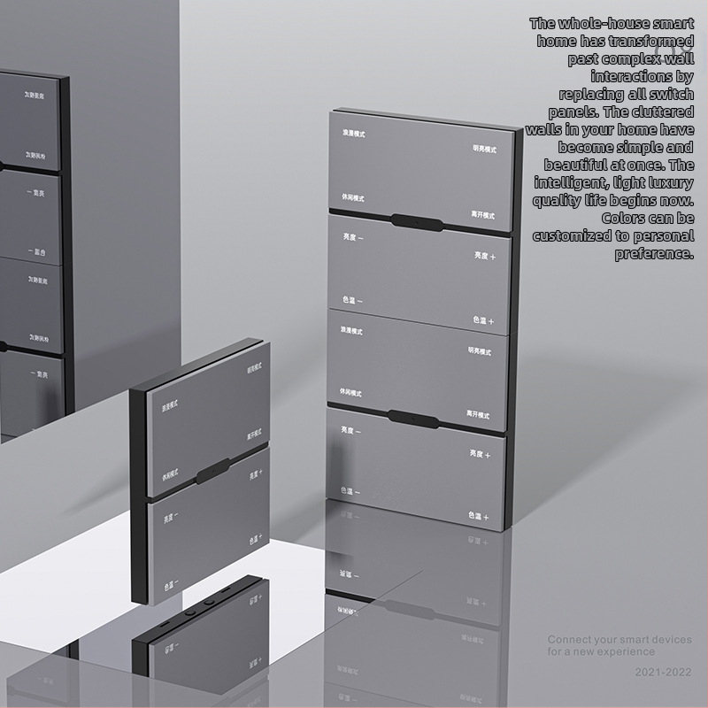Zigbee bezdrôtový diaľkový spínač s ôsmimi tlačidlami pre stmavenie a scénami