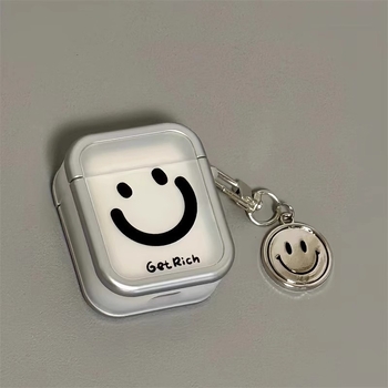 Zaštitna maska AirPods - prozirni TPU s korejskim osmijehom, za Apple AirPods 1/2/3/4 Gen