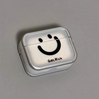 Zaštitna maska AirPods - prozirni TPU s korejskim osmijehom, za Apple AirPods 1/2/3/4 Gen