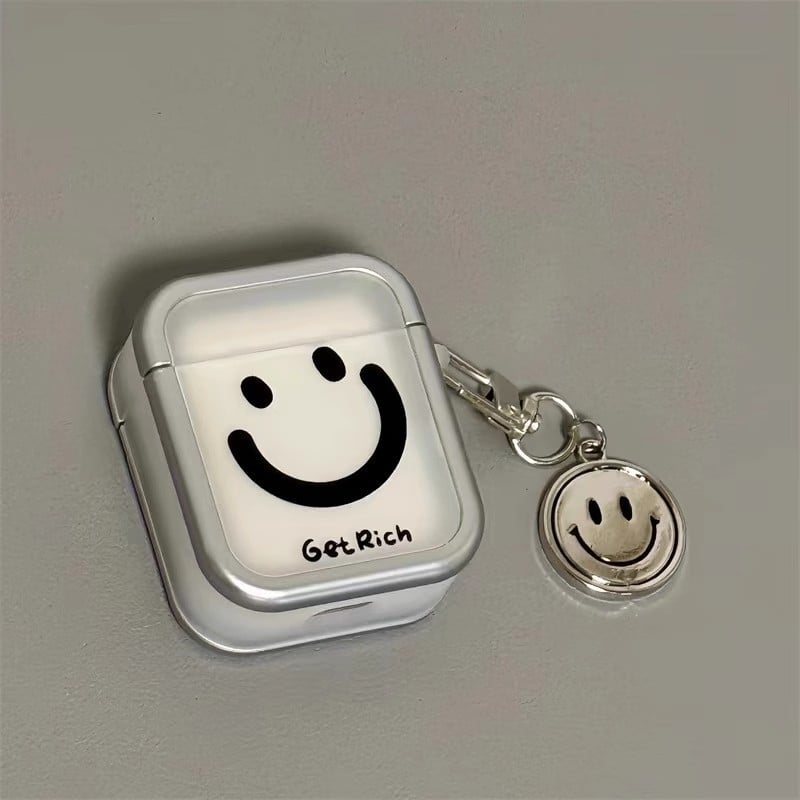 Zaštitna maska AirPods - prozirni TPU s korejskim osmijehom, za Apple AirPods 1/2/3/4 Gen