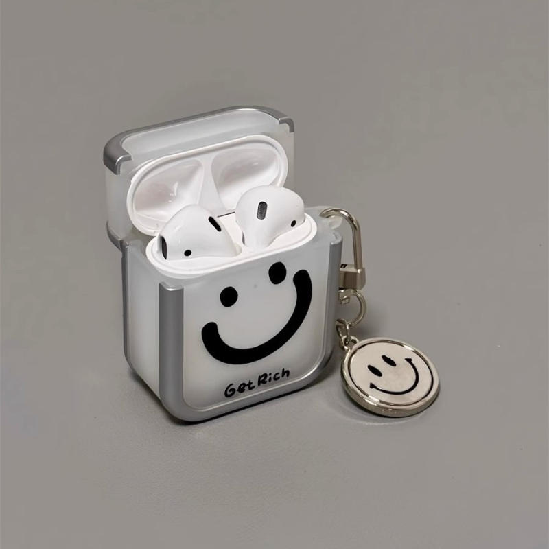 Zaštitna maska AirPods - prozirni TPU s korejskim osmijehom, za Apple AirPods 1/2/3/4 Gen