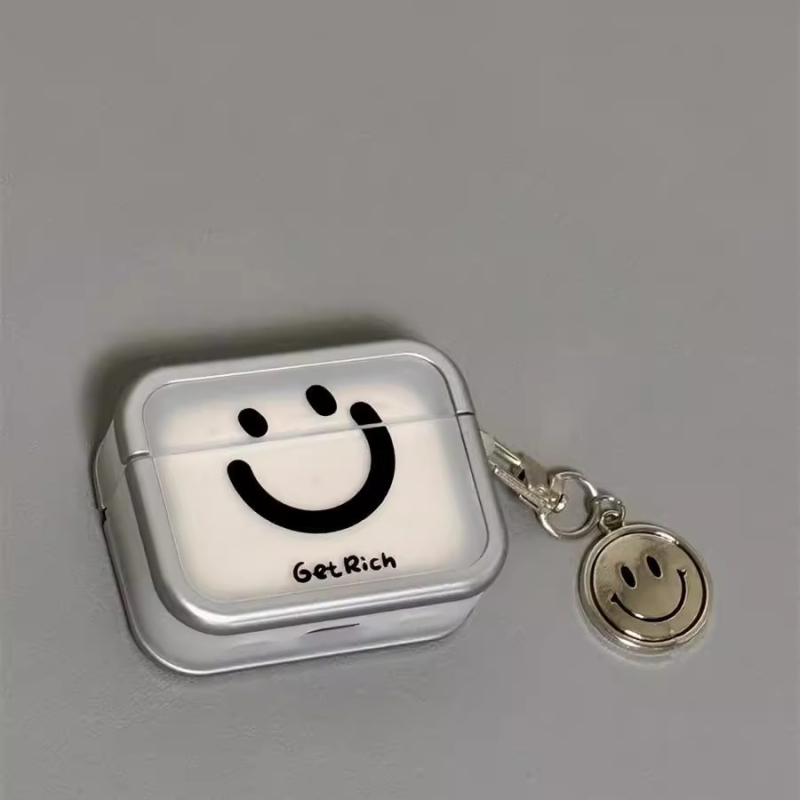 Zaštitna maska AirPods - prozirni TPU s korejskim osmijehom, za Apple AirPods 1/2/3/4 Gen