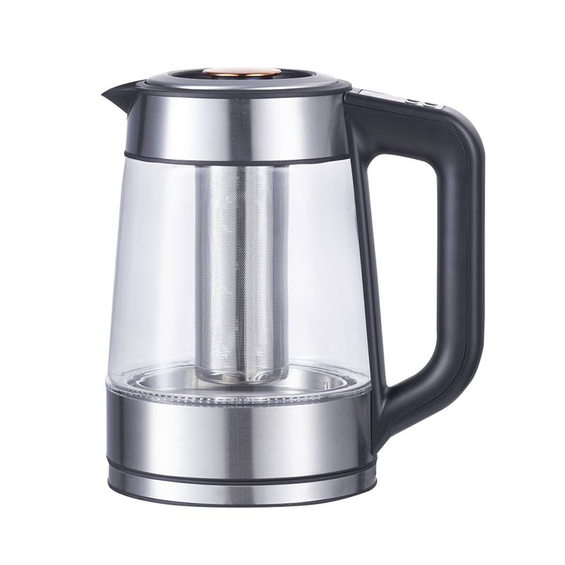 Ceainic electric cu corp de sticlă, 1,8 L, menținerea temperaturii