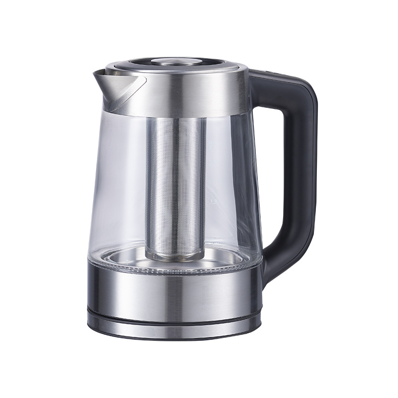 Ceainic electric cu corp de sticlă, 1,8 L, menținerea temperaturii