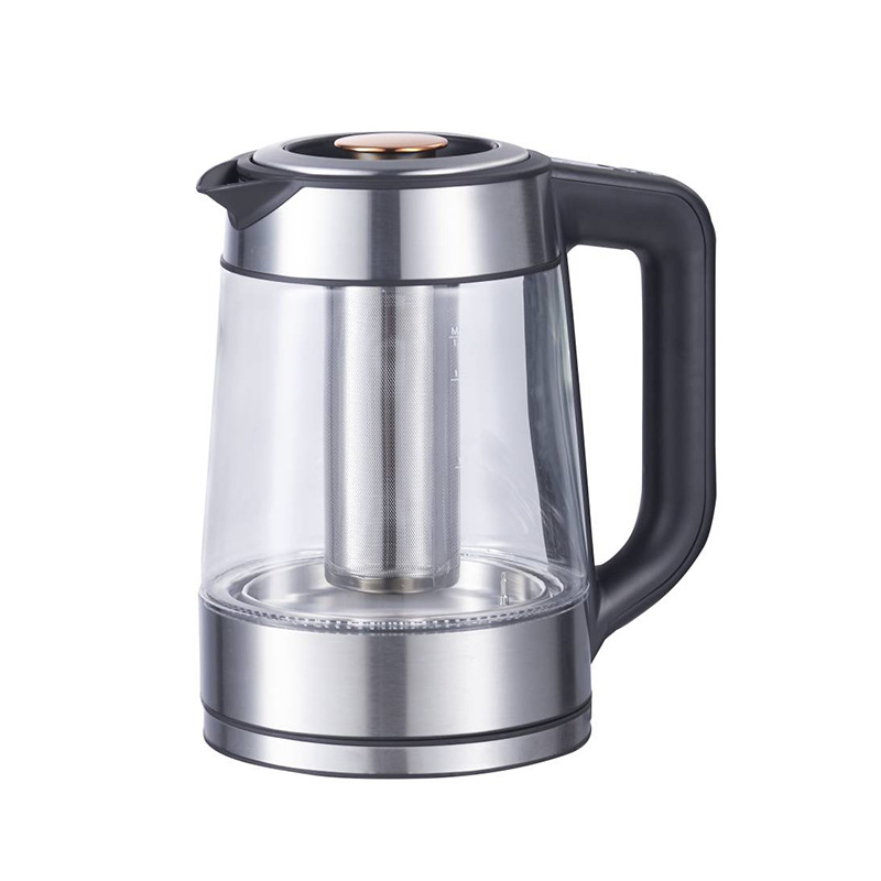 Ceainic electric cu corp de sticlă, 1,8 L, menținerea temperaturii