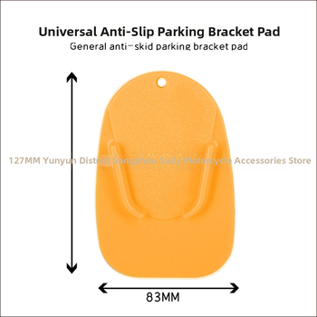 Motocyklová protišmyková podložka pre nohu – ABS plast