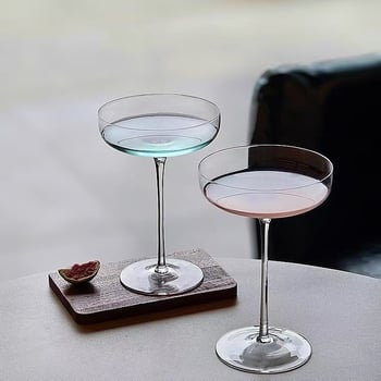 Ποτήρι κοκτέιλ - Ιαπωνικό κρύσταλλο, Απλός Σχεδιασμός, Χωρητικότητα 101–200 ml