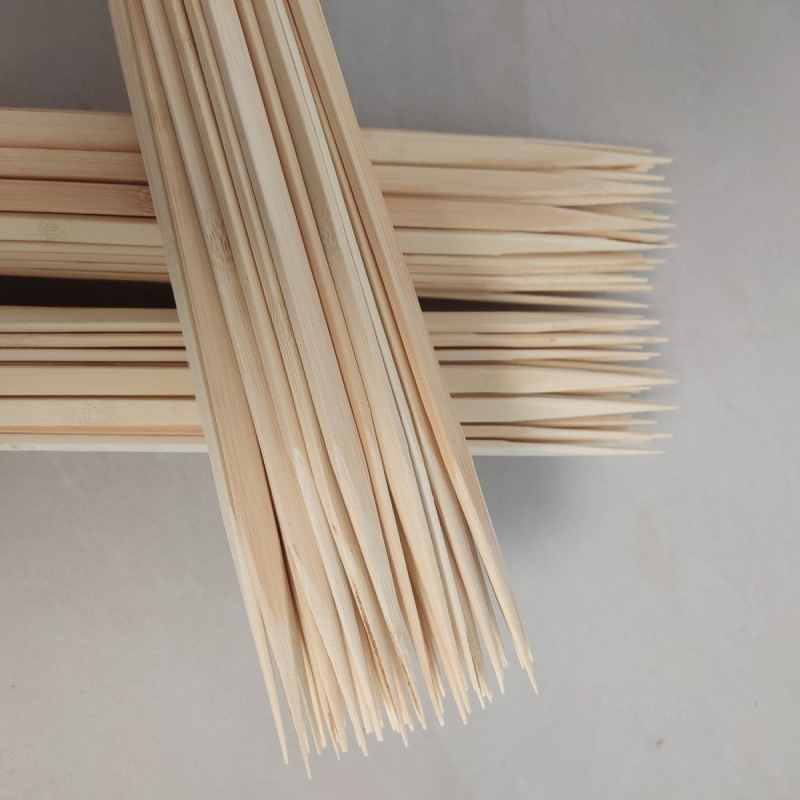 Ploški bambus štapići za roštilj, jednokratni, ručno izrađeni, DIY