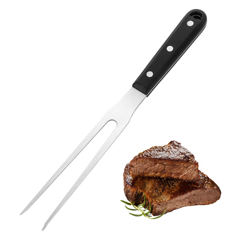 XXMJ πιρούνι μπάρμπεκιου από ανοξείδωτο ατσάλι με λαβή POM – εξωτερικό εργαλείο ψησίματος, μοντέρνα απλότητα