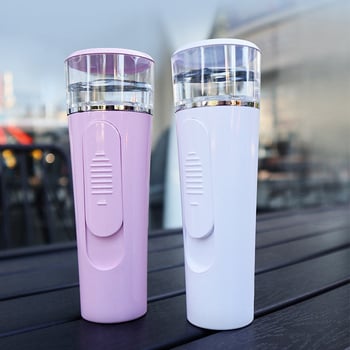 Χειροκίνητος ψεκαστήρας ενυδάτωσης προσώπου με ενσωματωμένη μπαταρία 1000–1200 mAh, κρύος ψεκασμός, αυτόματη απενεργοποίηση, πρώτη ρύθμιση, έως 10 δευτερόλεπτα ψεκασμού, για λίφτινγκ και σύσφιξη προσώπου