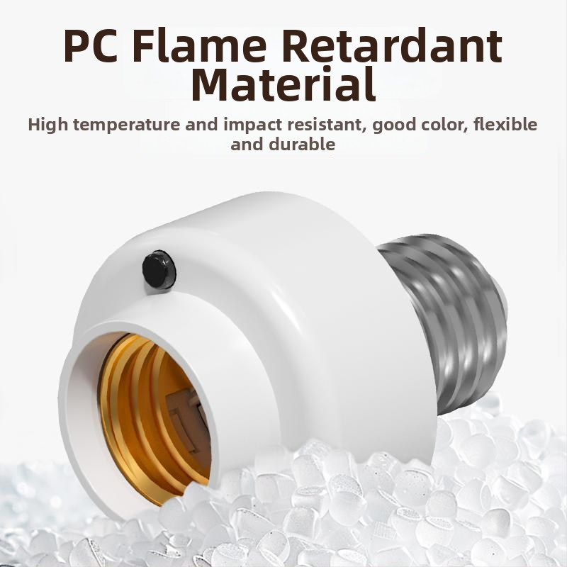 Suport lampă cu telecomandă infraroșu, wireless, priză E27 și întrerupător lampă pentru noptieră