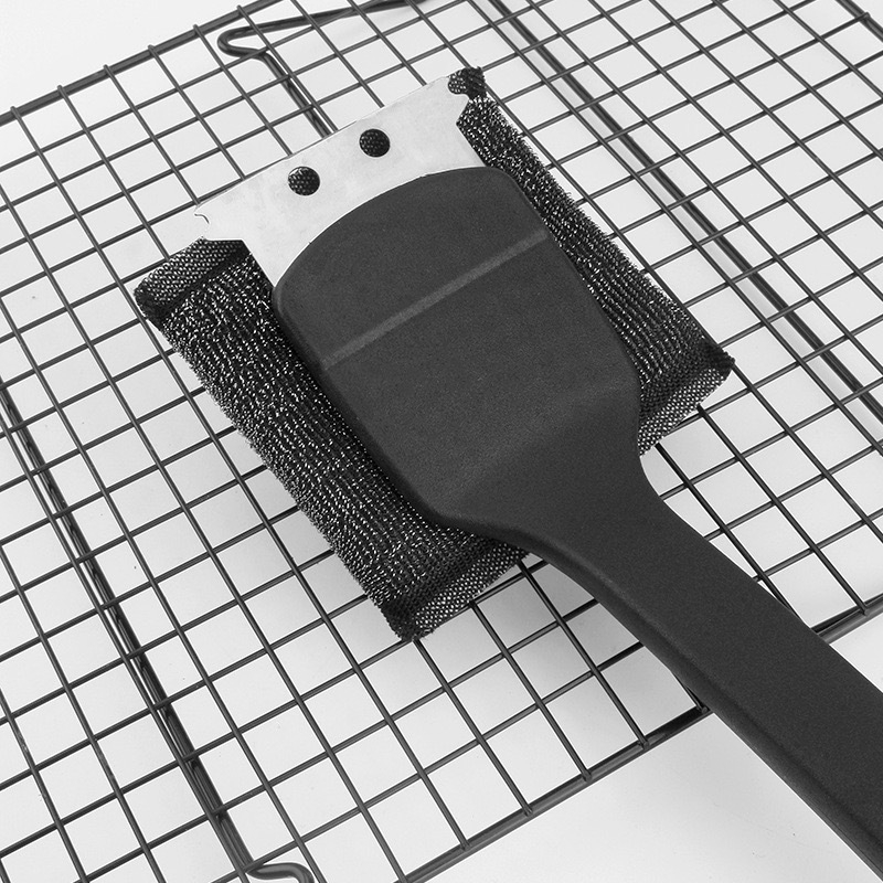 Četka za čišćenje roštilja s žičanom tkaninom i PP drškom, 25 komada, 103 g, pogodna za roštilj i akvarij