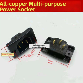 Príslušenstvo zásuvky so tromi otvormi pre elektrický hrniec a wok