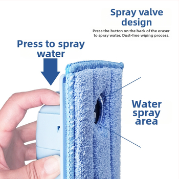 Μαγνητικό σετ σβήστρας πίνακα με βούρτσα για λευκό πίνακα και γόμα μαυροπίνακα – απορροφά κιμωλία, επιφάνεια από ultra-fina βελούδινο ύφασμα