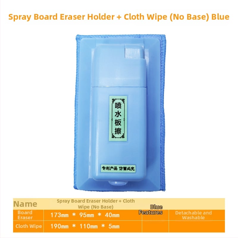 Μαγνητικό σετ σβήστρας πίνακα με βούρτσα για λευκό πίνακα και γόμα μαυροπίνακα – απορροφά κιμωλία, επιφάνεια από ultra-fina βελούδινο ύφασμα