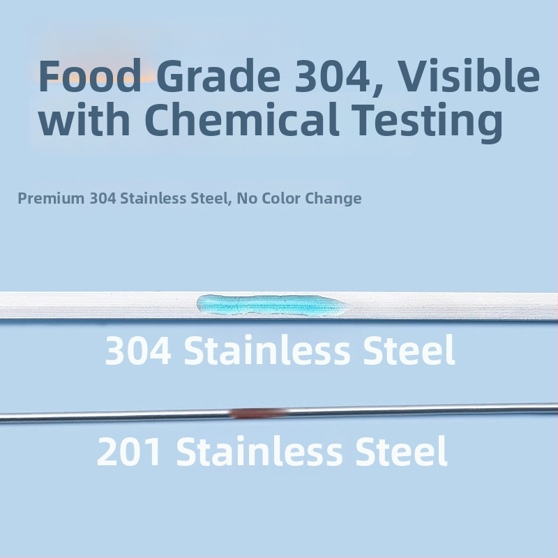 Nerezové oceľové špízy s drevenou rúčkou, opakovane použiteľné