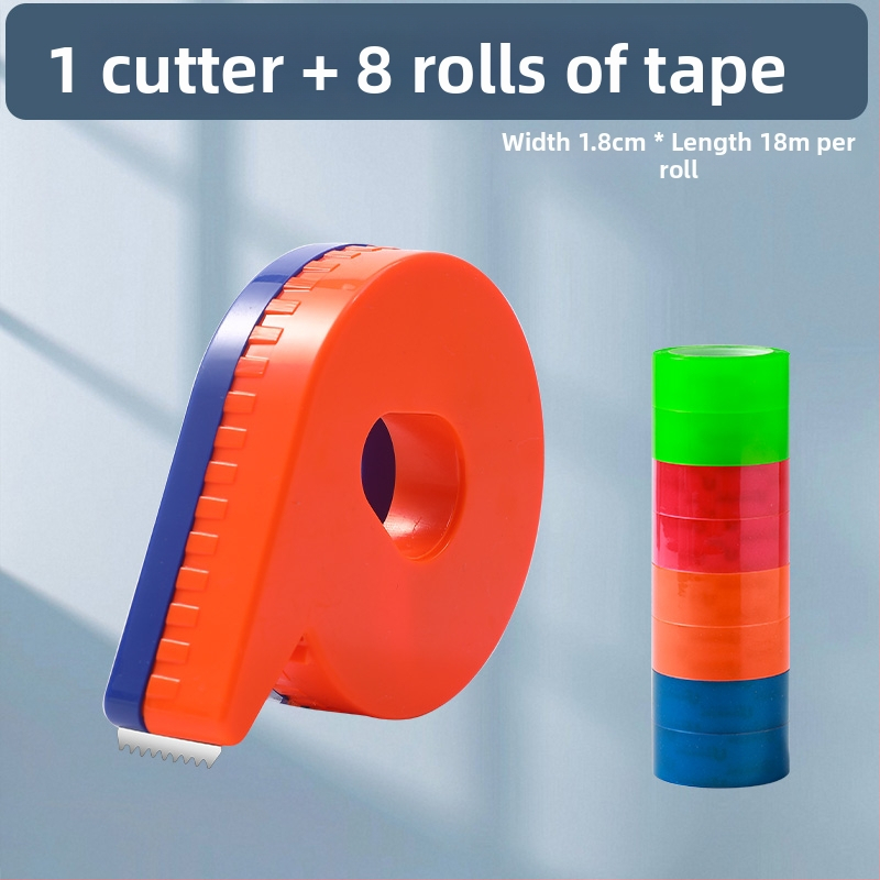 Ručný rezací nástroj na priehľadnú pásku, model 985, šírky pásky 1 cm a 1,2 cm, balenie 12 rolí