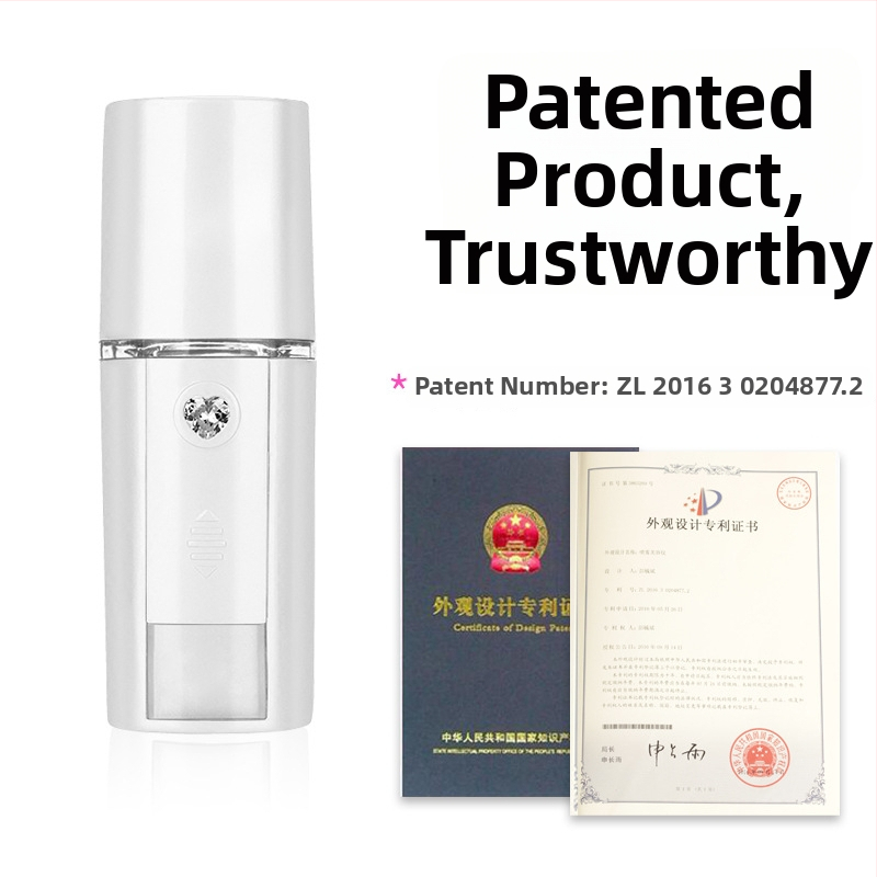 KNY-002 Νάνο σπρέι προσώπου για ενυδάτωση — Ψυχρή εκνέφωση, Χρόνος ομίχλης 61–120 s, 1η ταχύτητα, Ενσωματωμένη μπαταρία έως 50 mAh