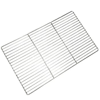 Grătar din oțel inoxidabil în formă de V, material alimentar, construcție îngroșată, potrivit pentru grătar, aburire și utilizare în cuptor