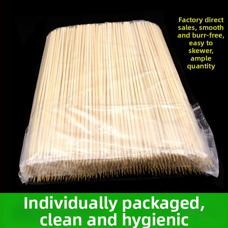 Bambusové špízy na grilovanie pre domáce použitie, jahňacie špízy, značka Kewen