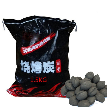 Барбекю въглища Platinum Pigeon — бездимни, екологични, сферични, 1,5 кг, приблизително 3 часа горене