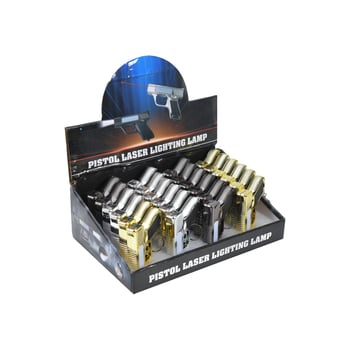 Hongjie fém mini kulcstartó lézeres zseblámpa - ABS műanyag, többfunkciós lámpa