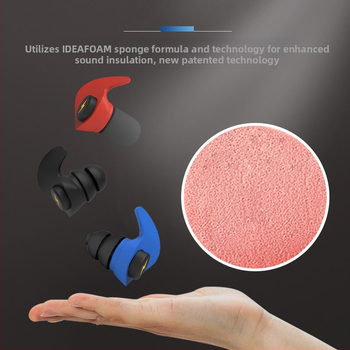 Imebobo 10. generációs füldugók — Szilikon + szivacs, 32 dB NRR, Alvás, Zajcsökkentés, Anti-horkolás