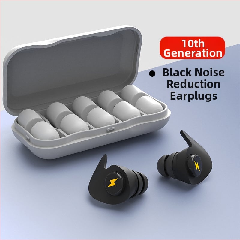 Imebobo 10. generációs füldugók — Szilikon + szivacs, 32 dB NRR, Alvás, Zajcsökkentés, Anti-horkolás