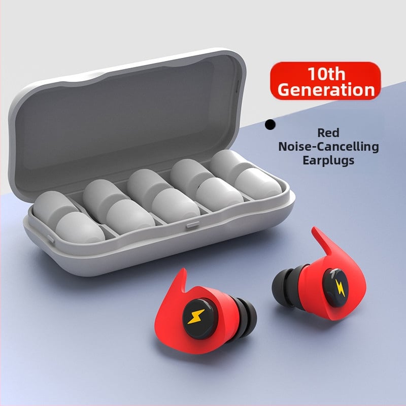 Imebobo 10. generációs füldugók — Szilikon + szivacs, 32 dB NRR, Alvás, Zajcsökkentés, Anti-horkolás