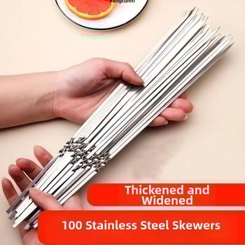 Set na grilovanie špízy pre domácnosť — kruhové, zosilnené a pevné, opakovane použiteľné