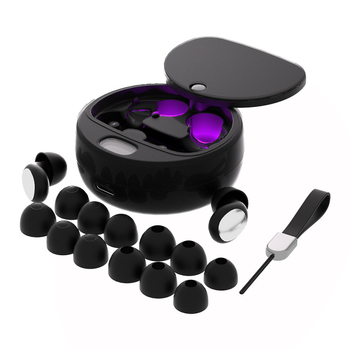 Organikus szilikon füldugók zajcsökkentésre, 38 dB NRR, sterilizálható, füldugó típus